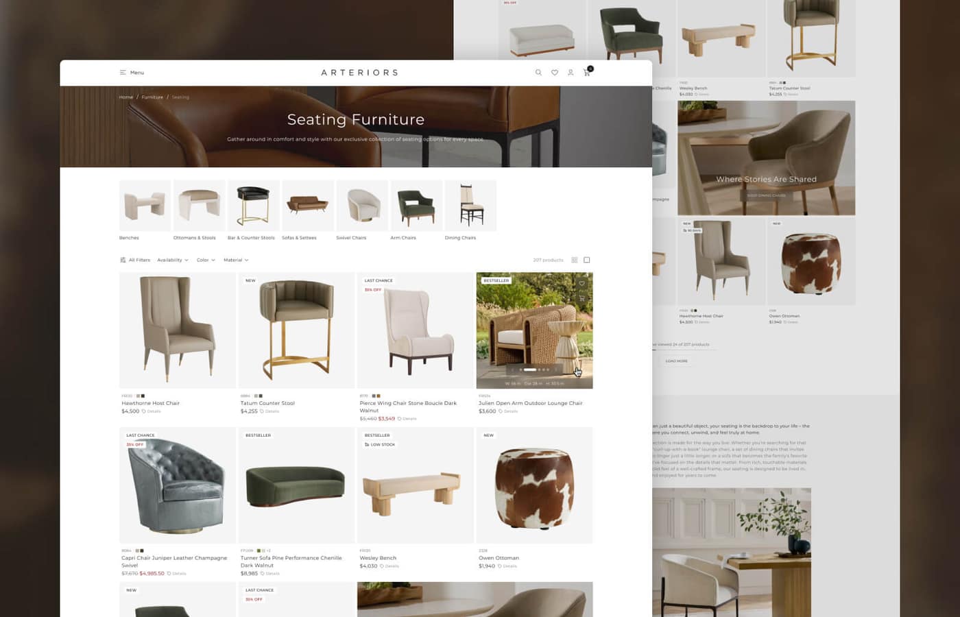 Arteriors product listing