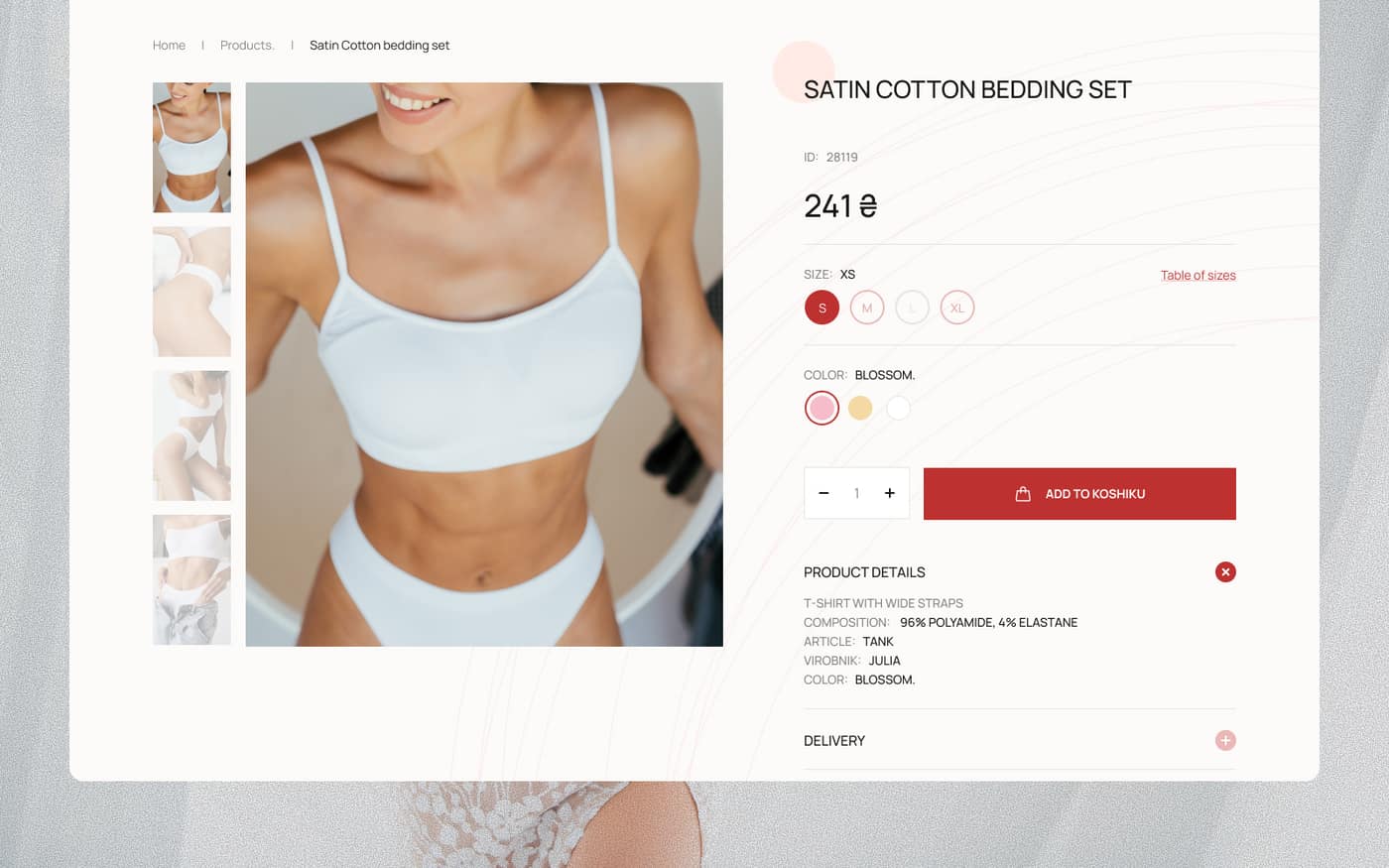 Bilyzna Shop Laravel storefront