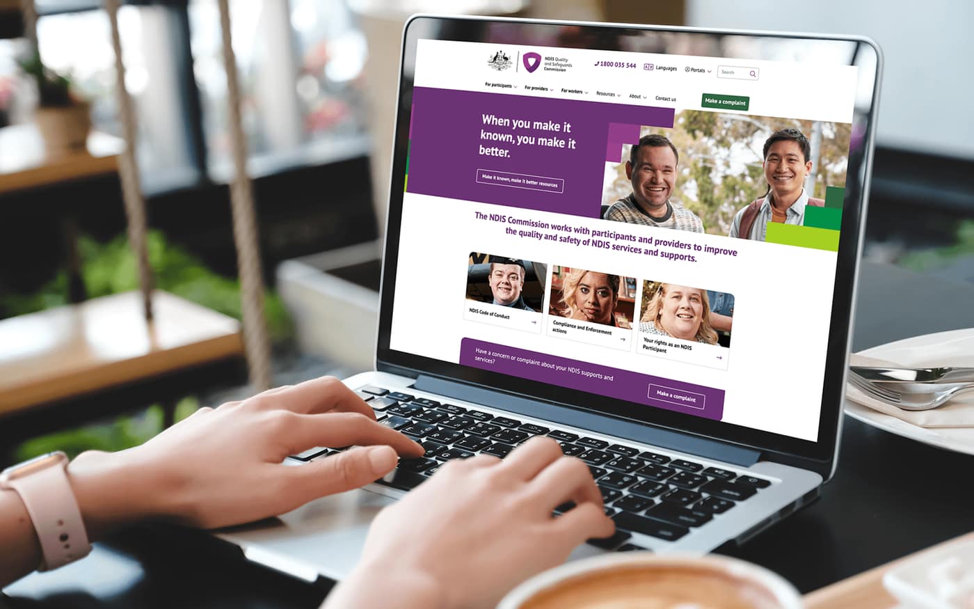 NDIS Commission Drupal homepage