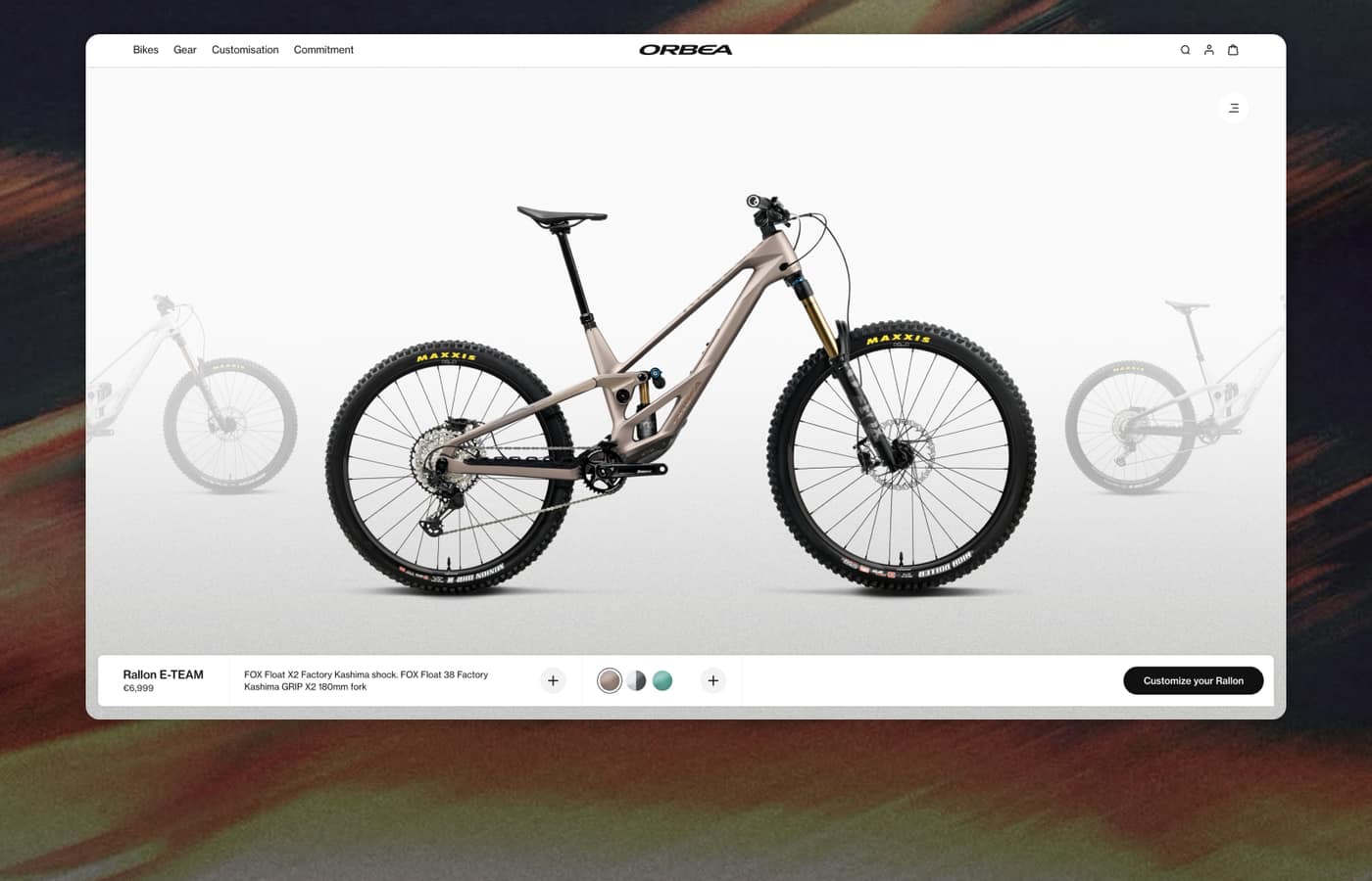 Orbea product catalogue