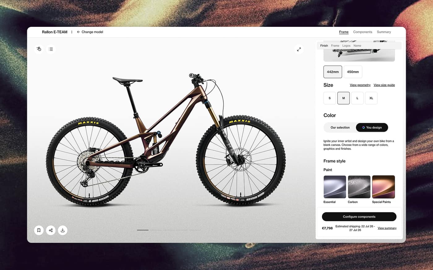 Orbea Laravel homepage