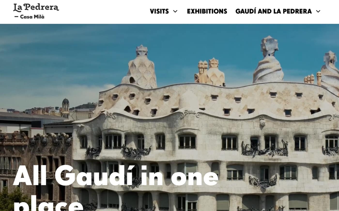 La Pedrera Drupal homepage