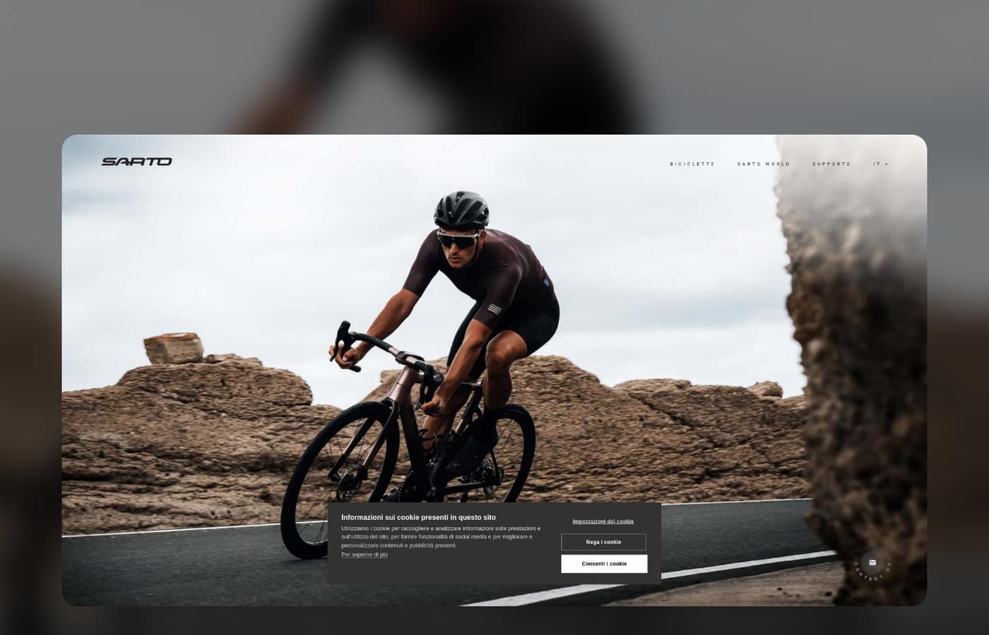 Sarto desktop layout