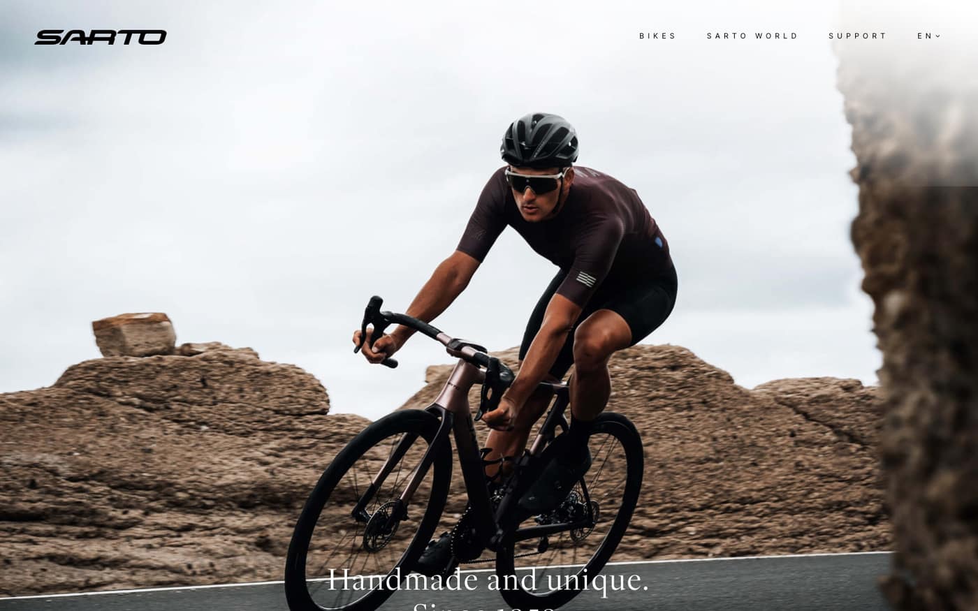Sarto Laravel homepage