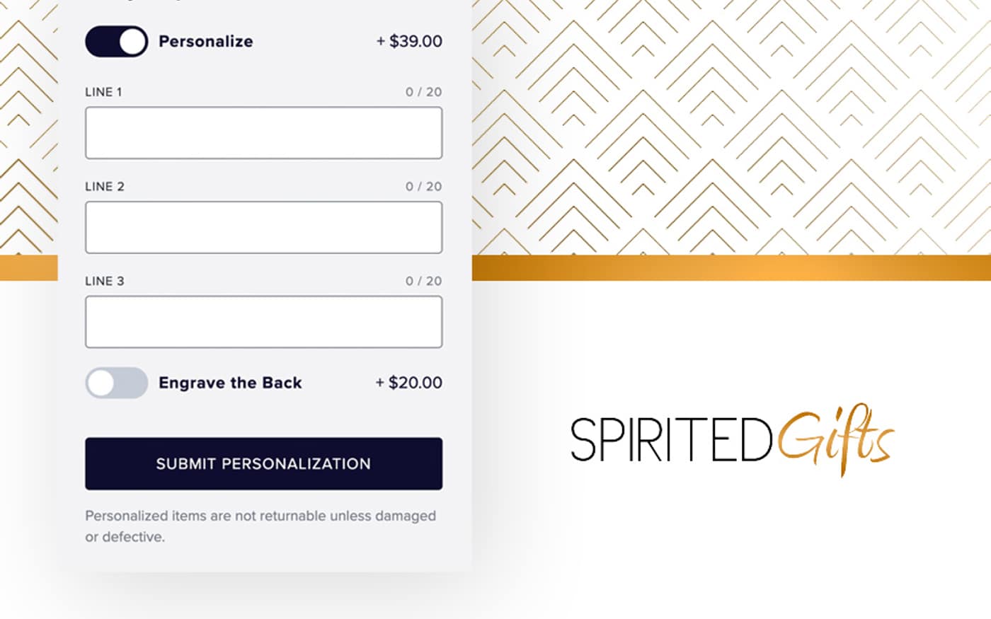 Spirited Gifts Magento homepage