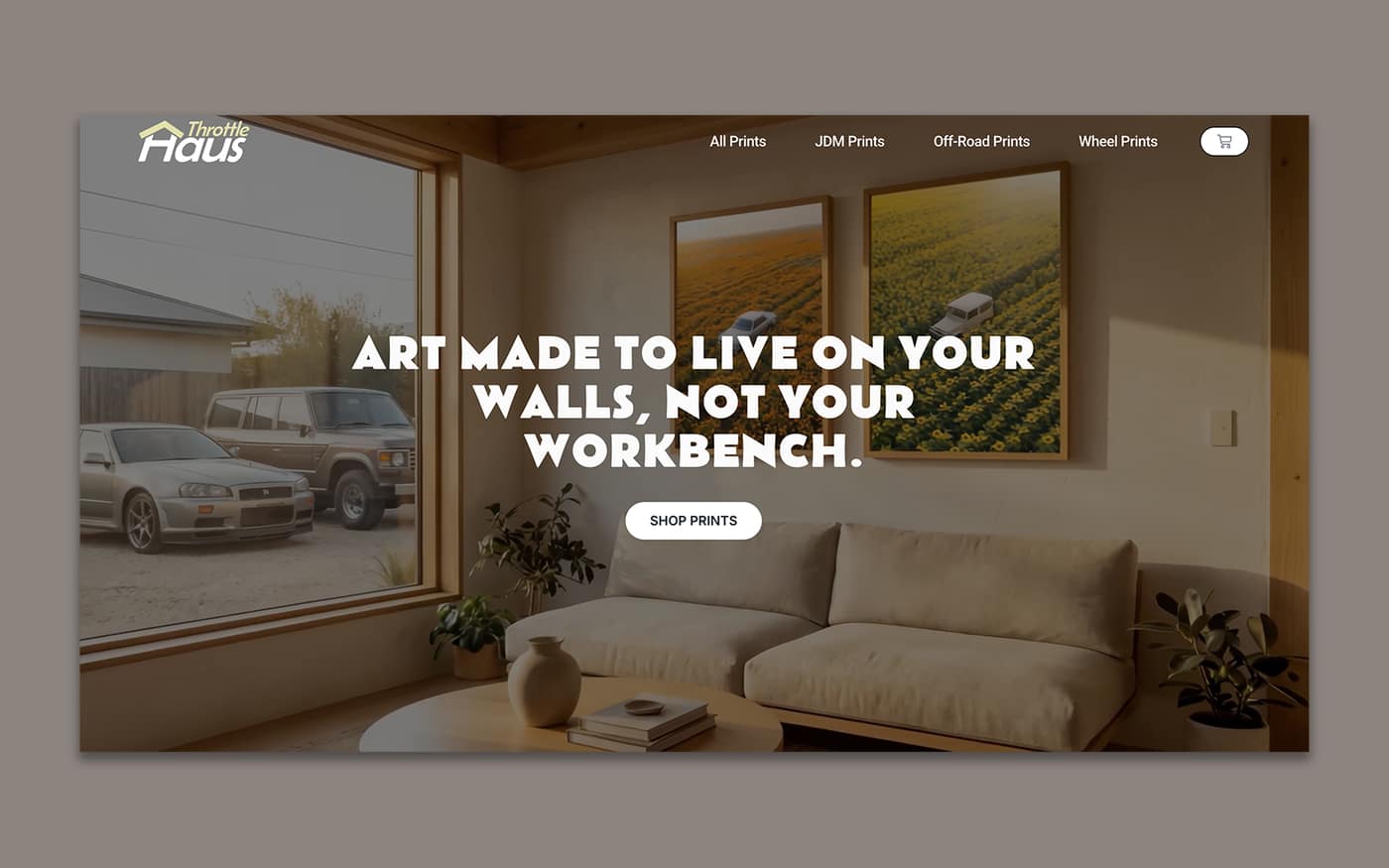 Throttle Haus homepage